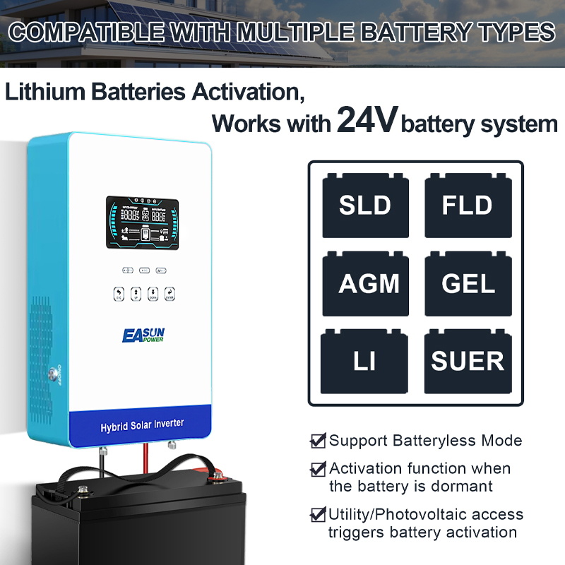 EASUN POWER 4000W 120V Off Gri - Grid Tie Inverter Limiter 2000W ulasan dan harga
