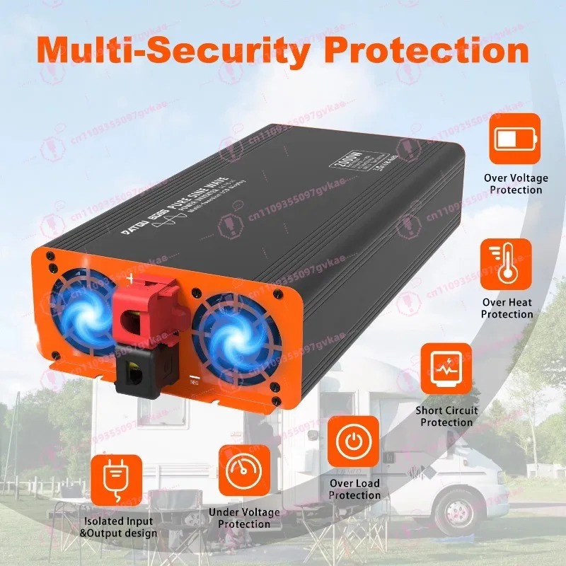 Peak 4000W 12v 24V 48v Dc To A - Power Inverter 12V 220V 4000W Continuous ulasan dan harga