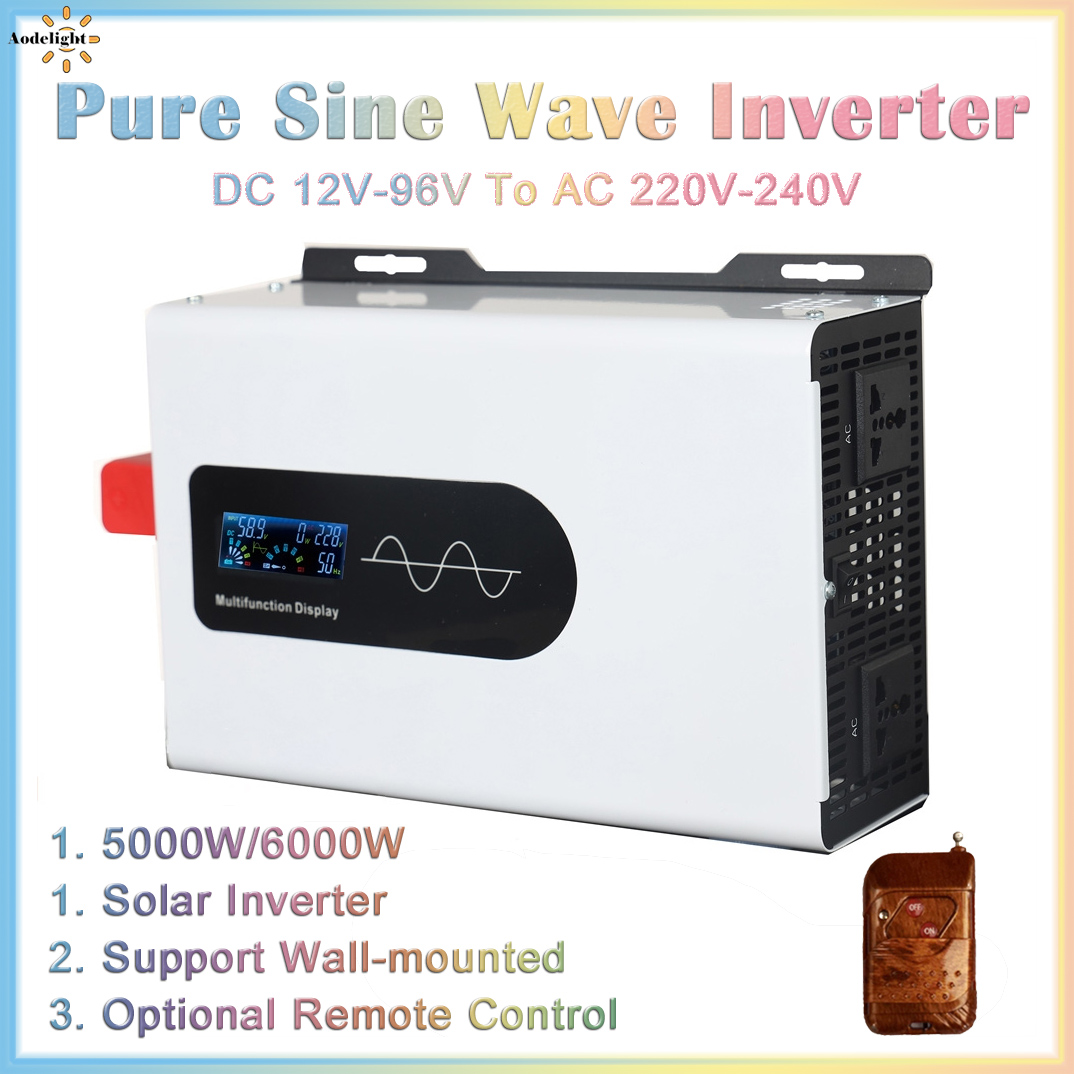 Pure Sine Wave Inverter 12v 22 - Off Grid Solar Inverter 48V 6000W ulasan dan harga
