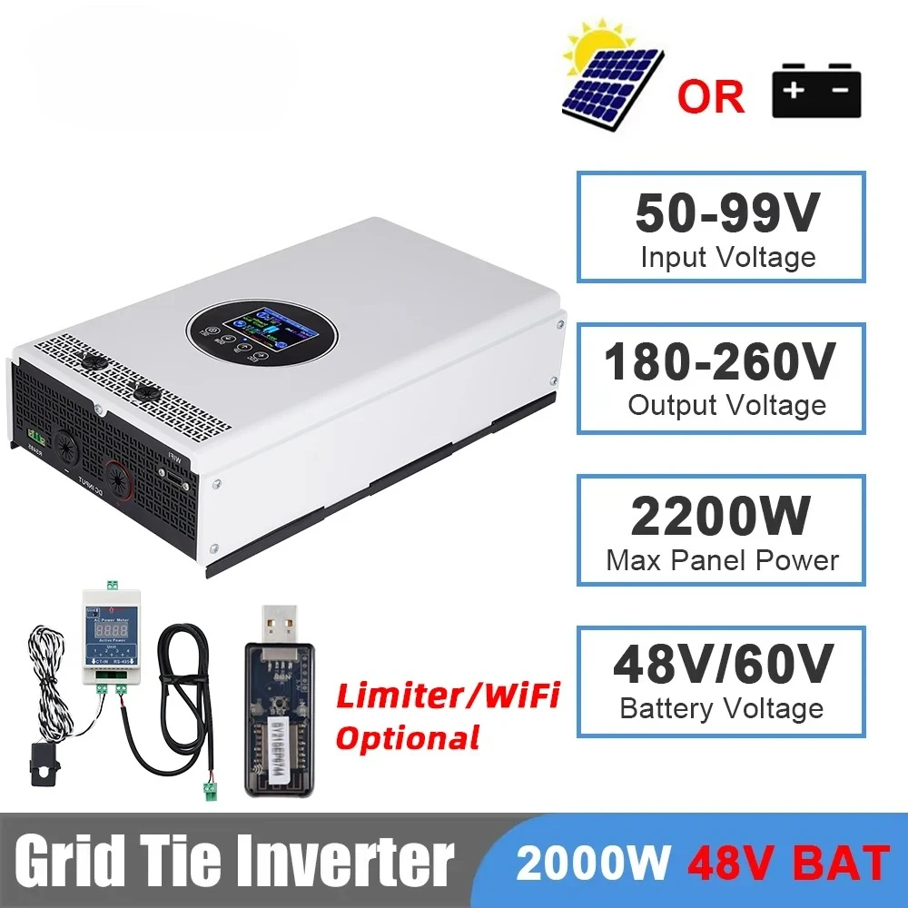 2000W 1500W Grid Tie Inverter  - Grid Tie Inverter Limiter 2000W ulasan dan harga
