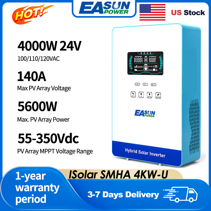 EASUN POWER 4KW 110V Off Grid  - Grid Tie Inverter Limiter 2000W ulasan dan harga