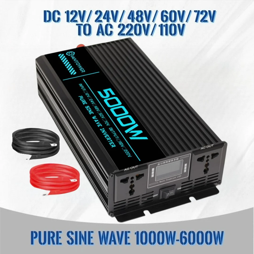 Pure Sine Wave Inverter DC 12v - Pure Sine Wave Inverter 5000W 48V 220V ulasan dan harga