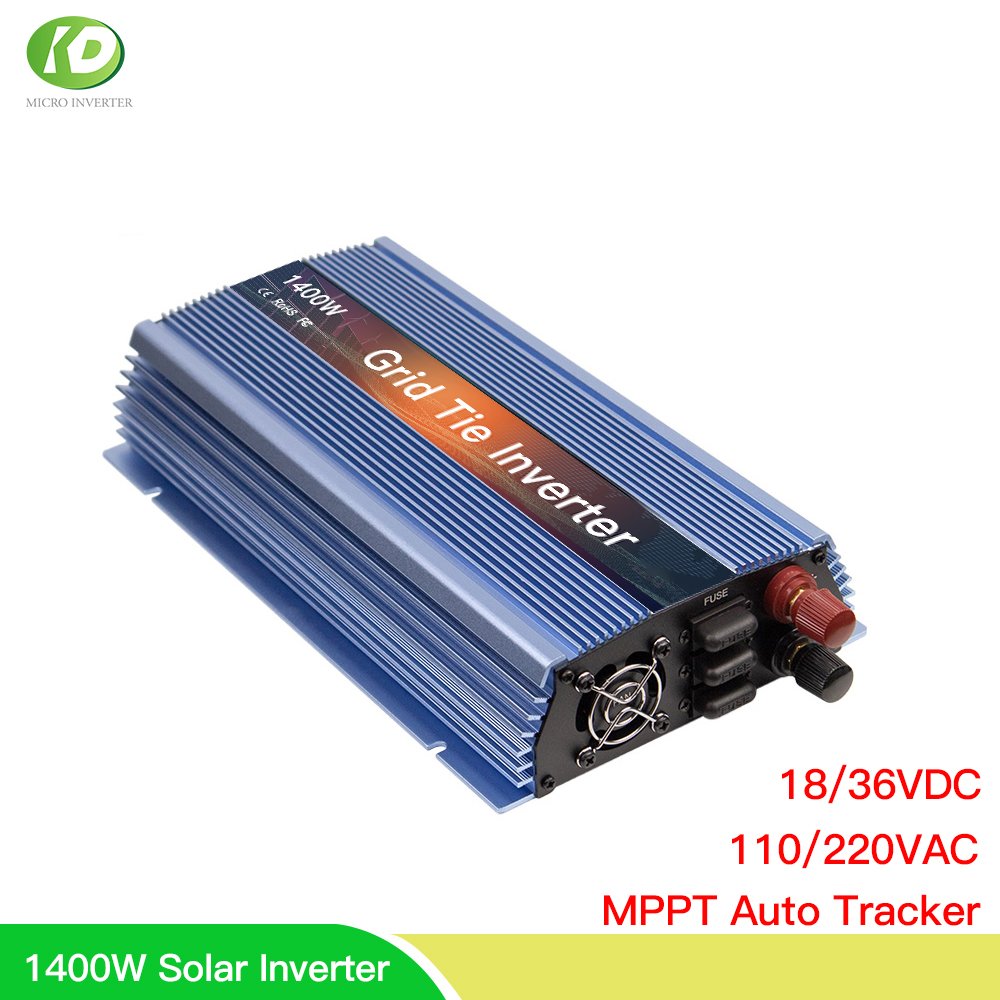18V 24V 36V 1400W Solar On Gri - Micro Inverter 1400W Solar Grid Tie ulasan dan harga